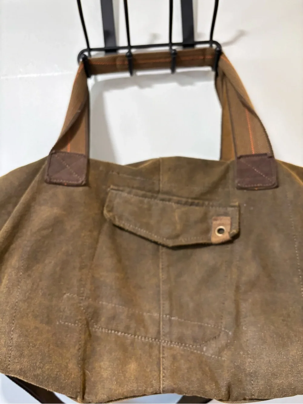 Bed Stu Vic Duffel Bag Canvas Military Utility Rugged Travel Carry On XL Unisex
